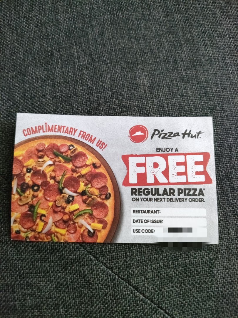 Pizza Hut Regular Size Free, Tickets & Vouchers, Vouchers on ...