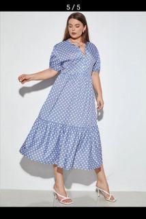 Plus Size Shein Polka Dot Dress