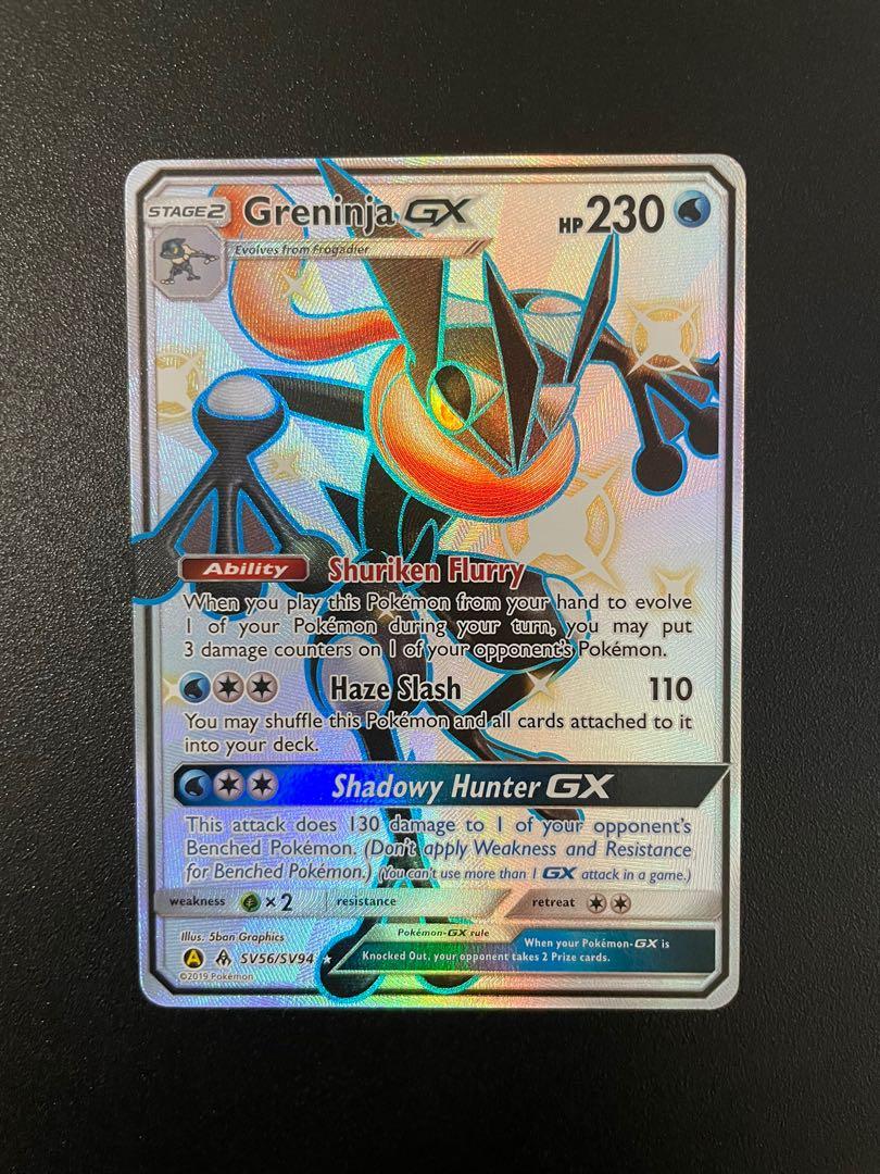 pokemon cards greninja gx Greninja GX Hidden Fates SV56/SV94 PSA 10
