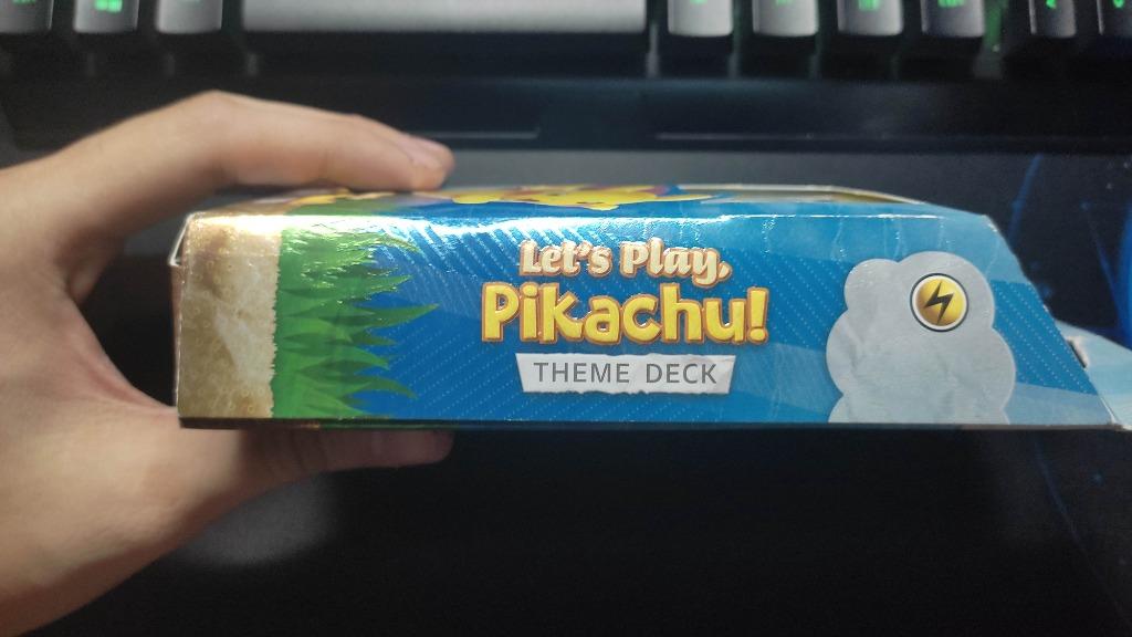 Pokemon Theme Deck Let's Play, Pikachu (Category: Card Packs) located in Makati City. Submitted by carlosng07 (Listing ID 1106161290, Image 3). Description: Pokemon Theme Deck Let's Play, Pikachu Original and Sealed Bought from DataBlitz.