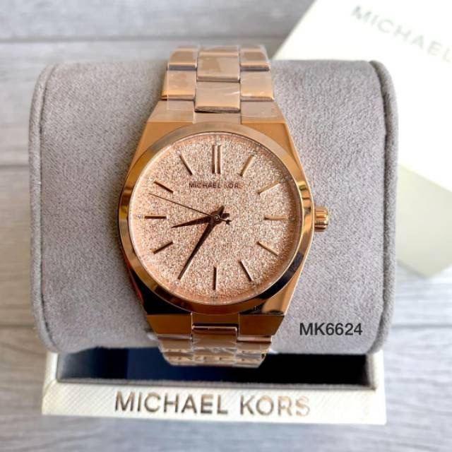 Michael kors channing rose gold watch online