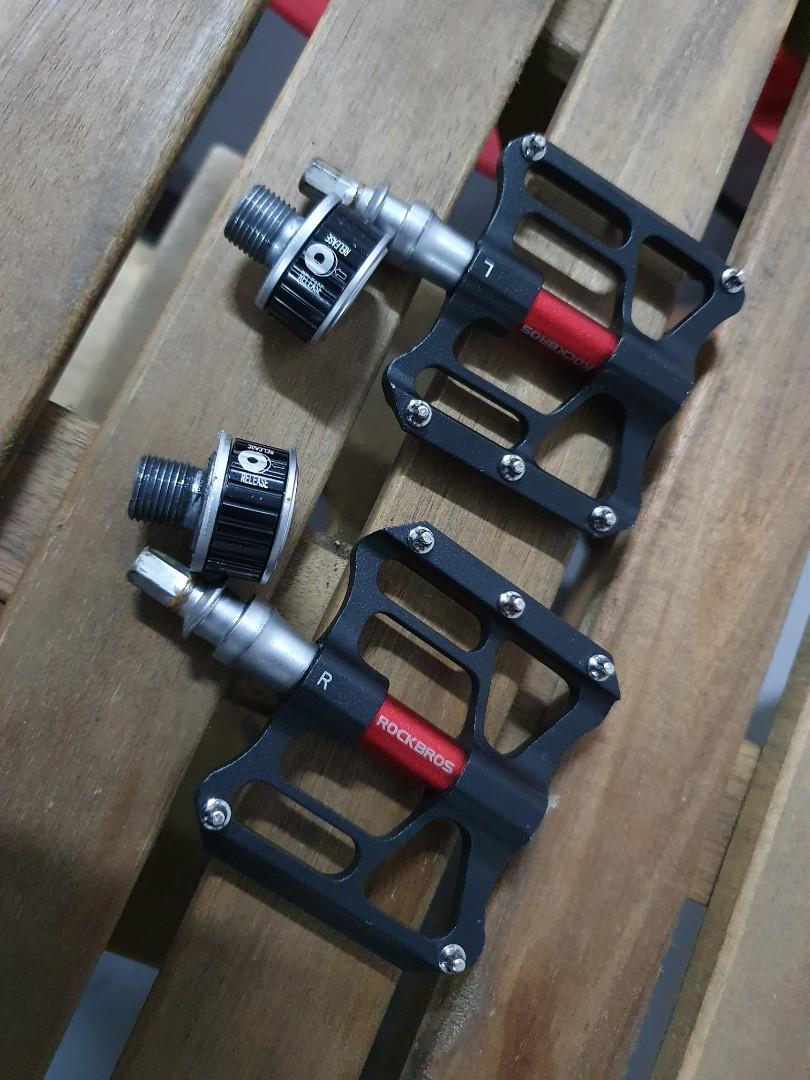 Rockbros quick release pedals, Sports Equipment, Bicycles & Parts