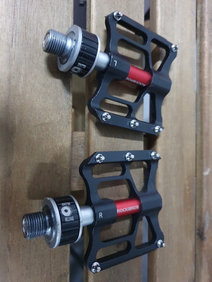 Rockbros quick release pedals, Sports Equipment, Bicycles & Parts