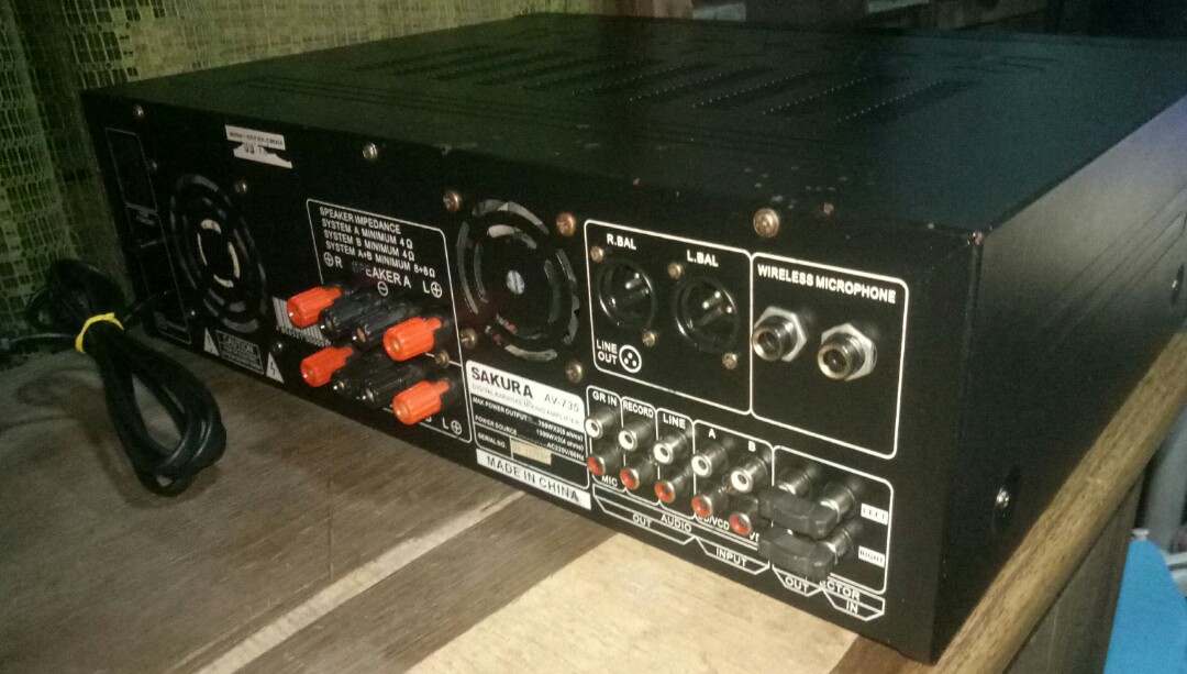 SAKURA AV735 AMPLIFIER, Audio, Soundbars, Speakers & Amplifiers on