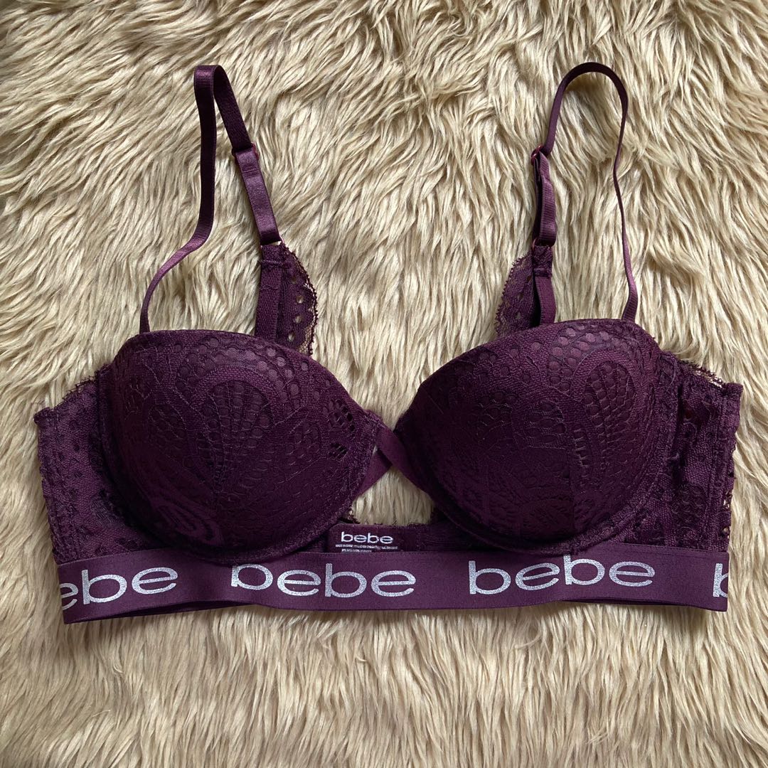 Sale Authentic Bebe Push Up Bra In 36b Women S Fashion Undergarments Loungewear On Carousell