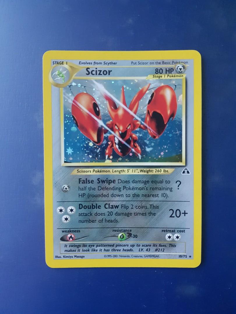 shiny scizor pokemon card Pokemon ex Legend Maker