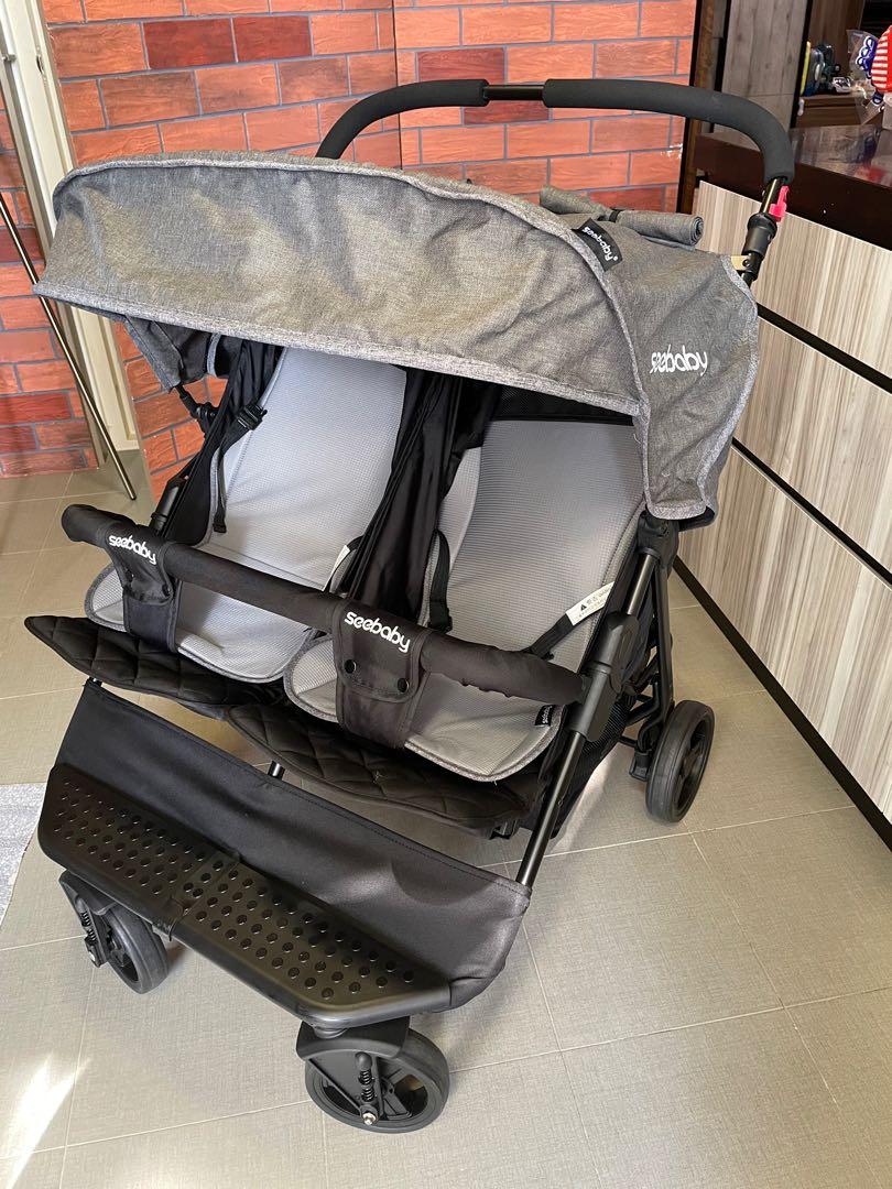Seebaby double stroller t22 review hot sale