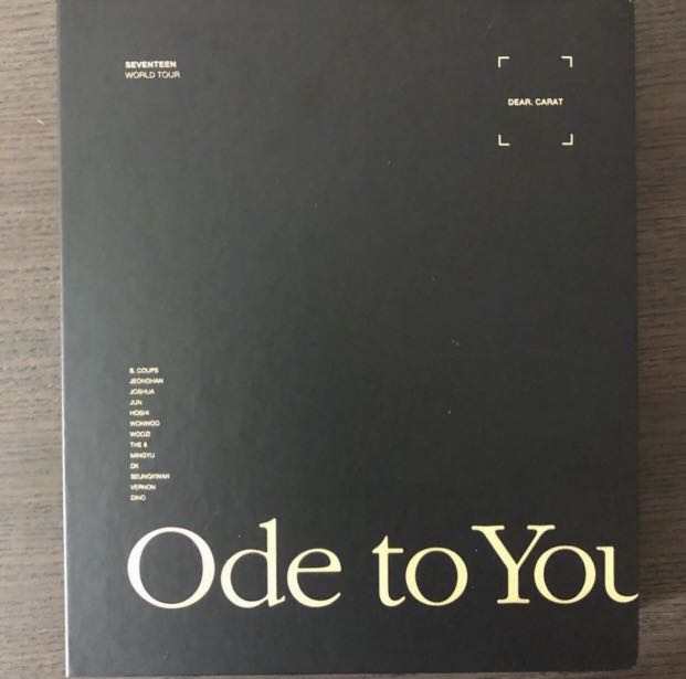 Seventeen ode to you DVD, 興趣及遊戲, 收藏品及紀念品, 韓流- Carousell