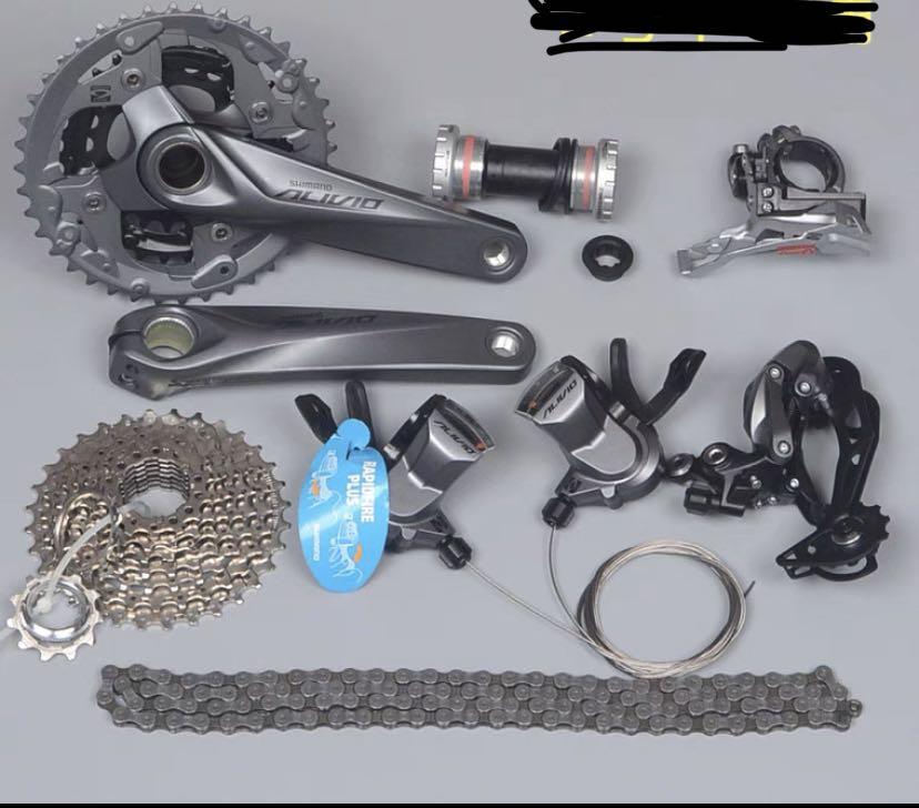 Shimano alivio hotsell 3x8 groupset