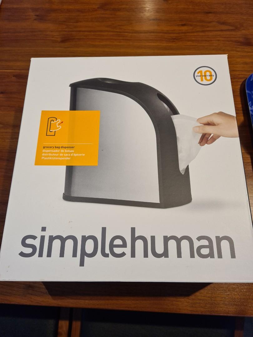 simplehuman grocery bolsa trash can