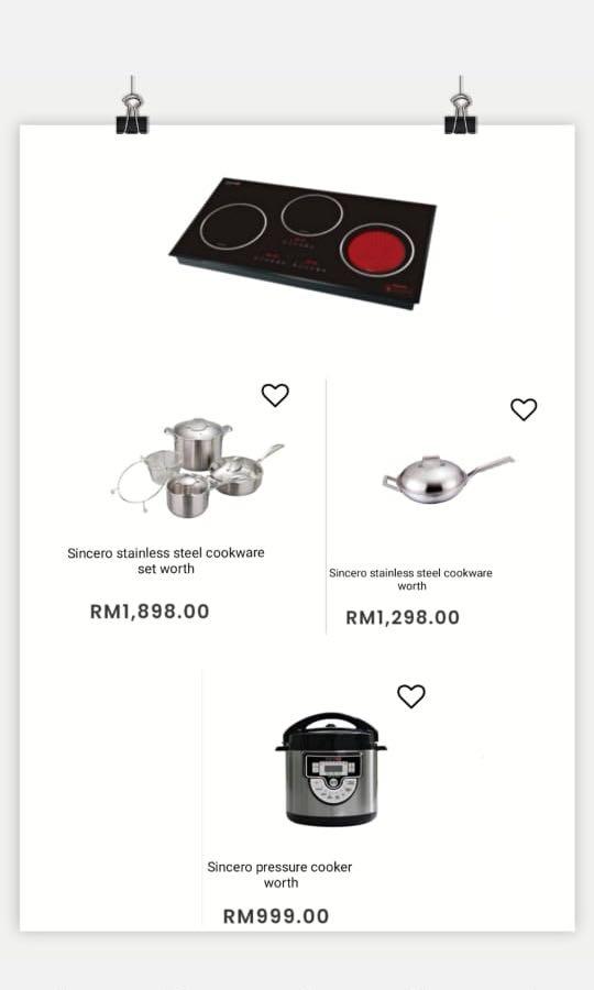 Sincero Trio Intelligent Electric Induction & Ceramic Cooker, TV & Home