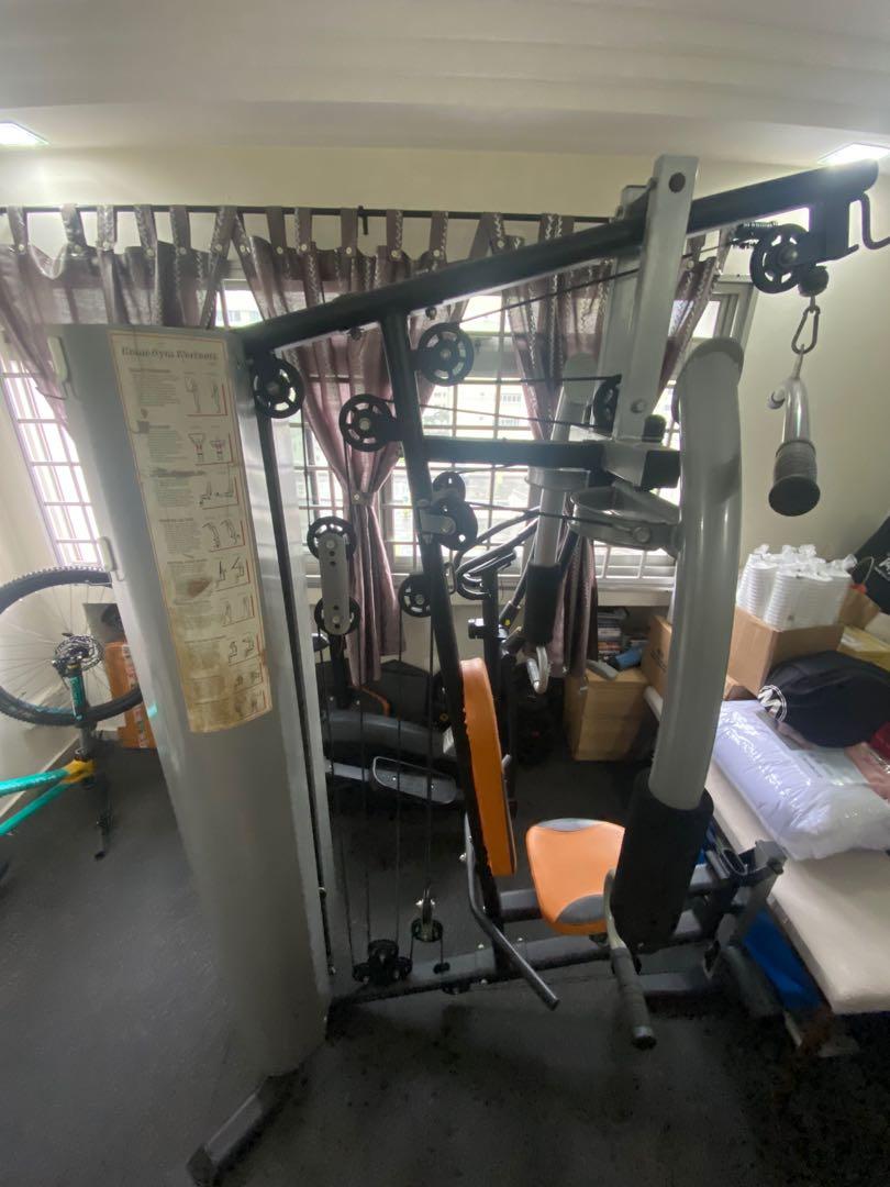 Single station home multi gym