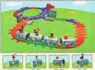 Snoopy & Friends 地鐵列車 (全套 - 共4袋)