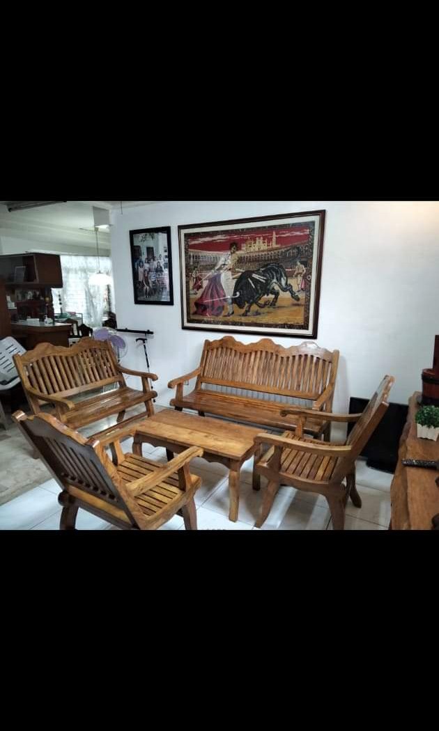 SOLID MOLAVE SALA SET, Furniture & Home Living, Furniture, Chairs on