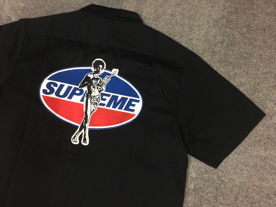 Supreme hysteric glamour work shirt clearance