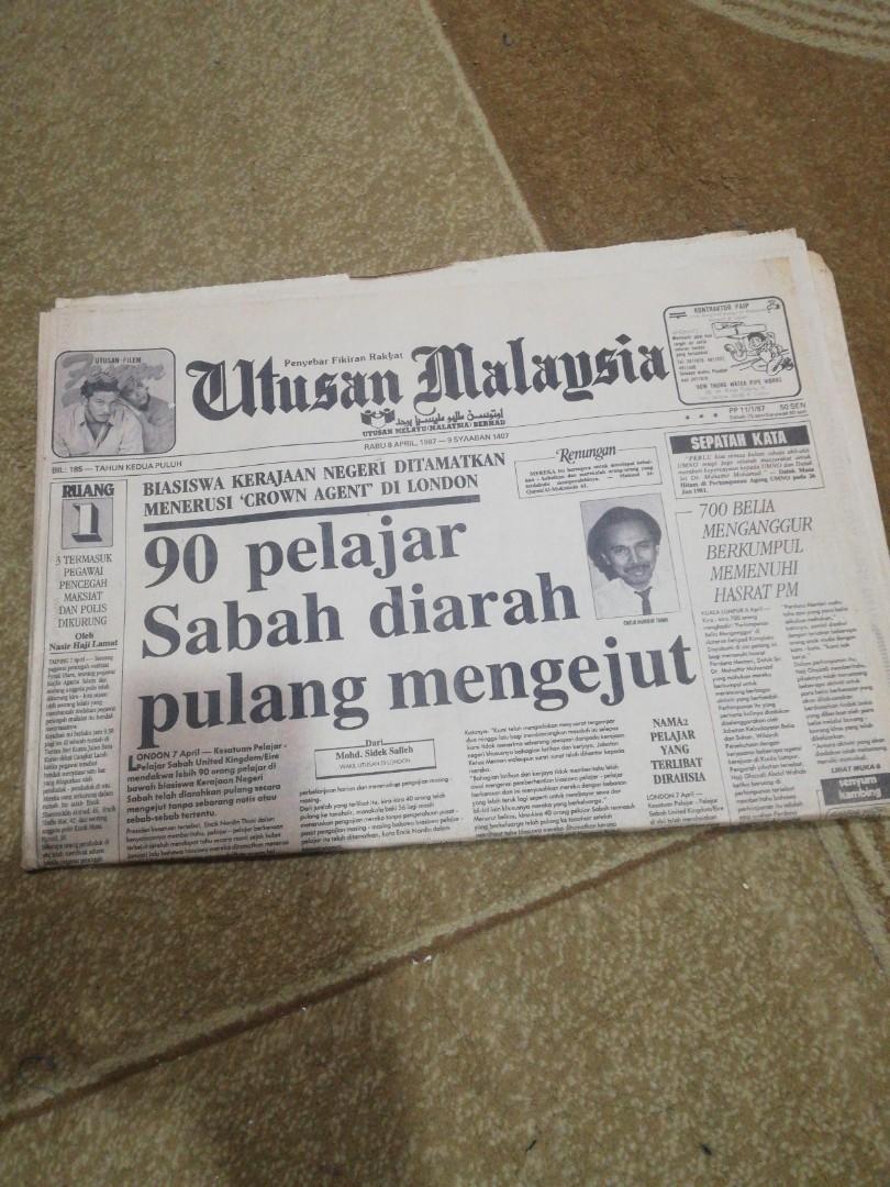 Surat Khabar Utusan 18 3 2002