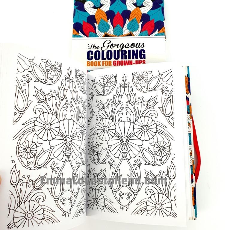 The Gorgeous Colouring Book For Grown Ups Hobbies And Toys Books And Magazines Fiction And Non 