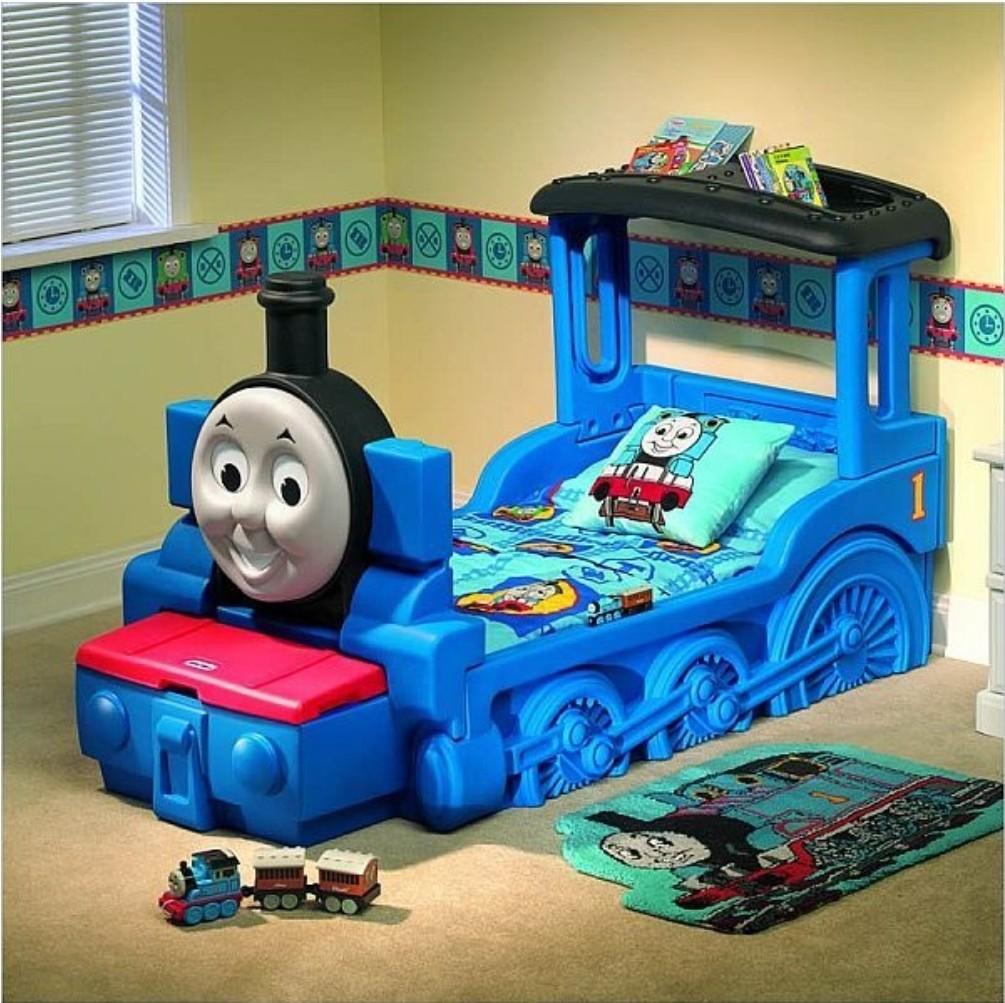 Thomas and Friends Toddler Bed Frame and Mattress