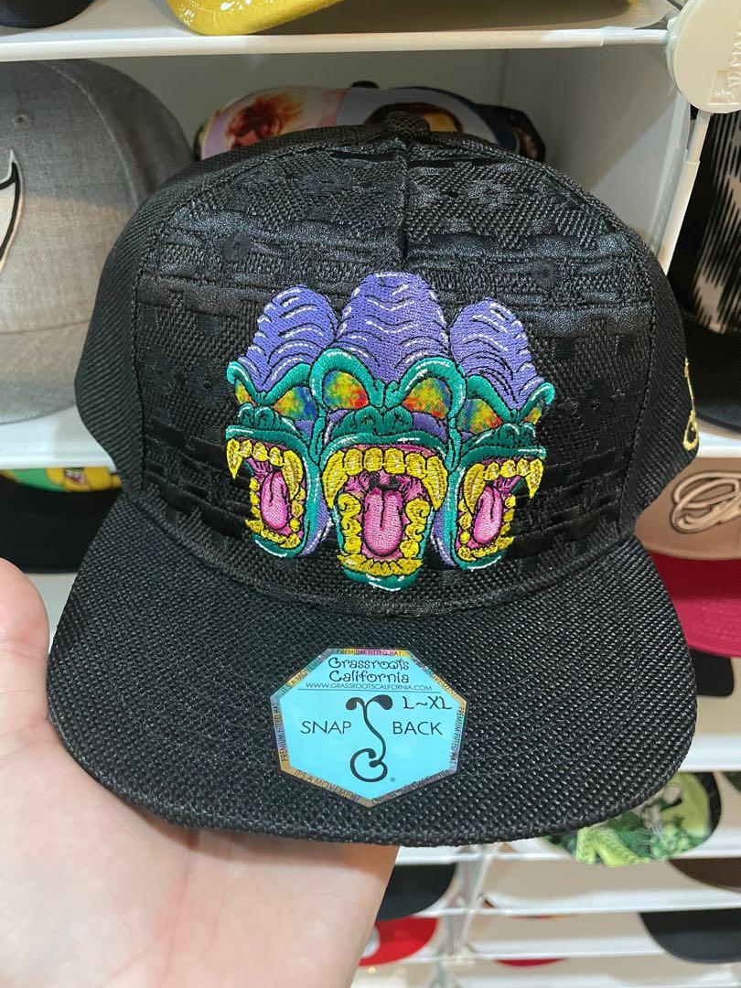 Flat Brim Adjustable Snapback Cap 