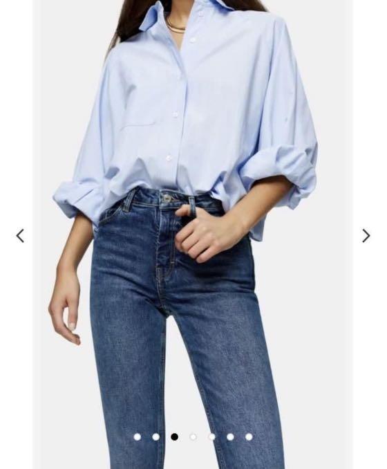 Raw hem straight discount leg jeans topshop