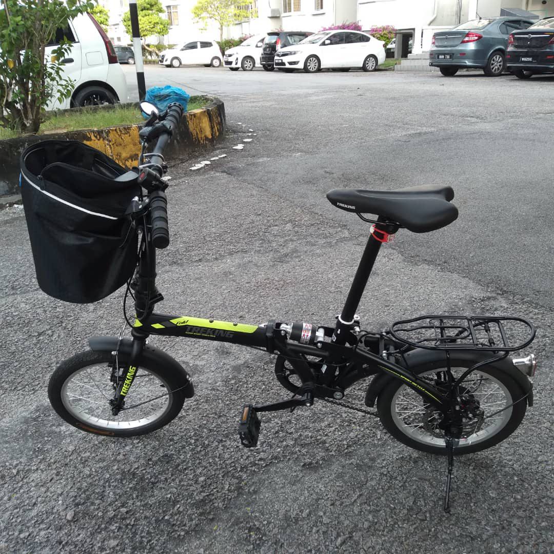 Trekking folding bike cheap