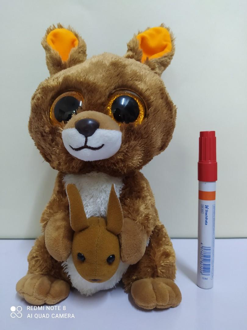 Ty Beanie Boos Kangaroo Kipper 25cm Plush Soft Toys Hobbies