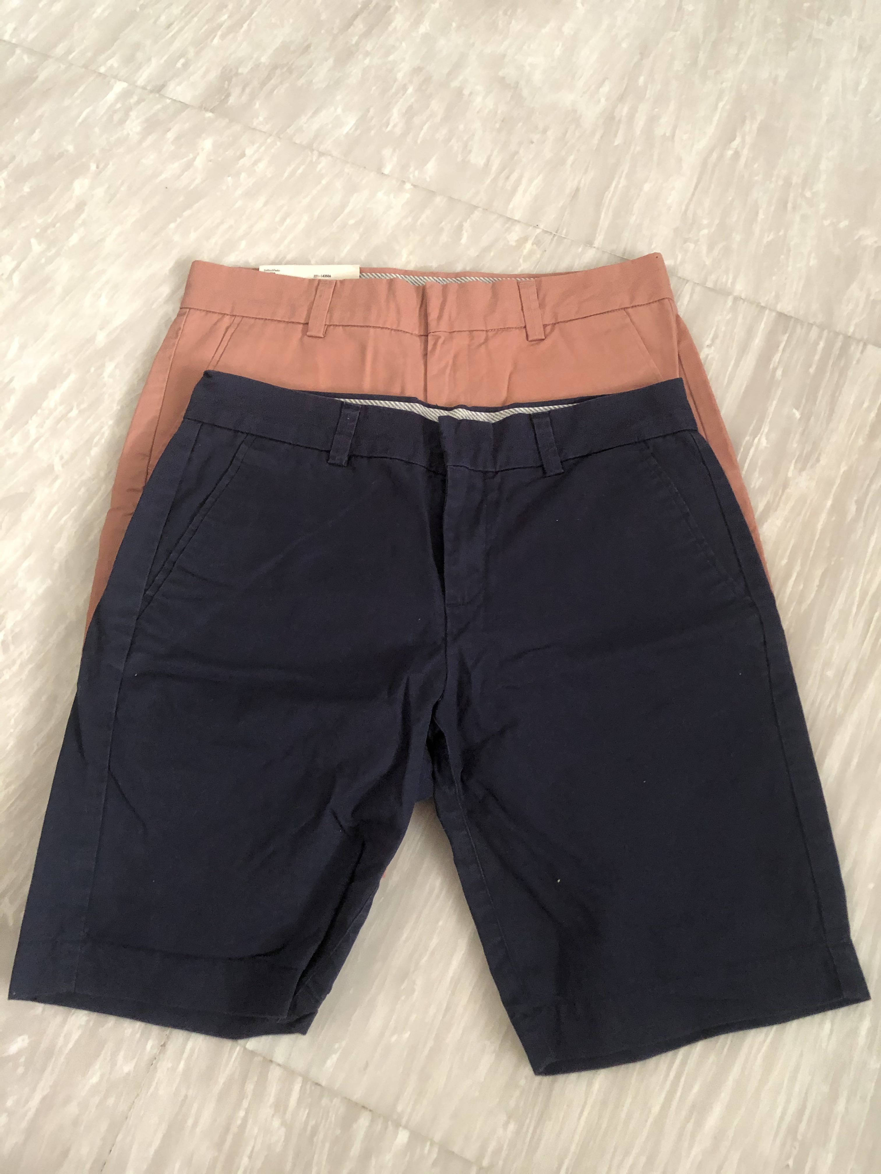 Knee length chino shorts outlet