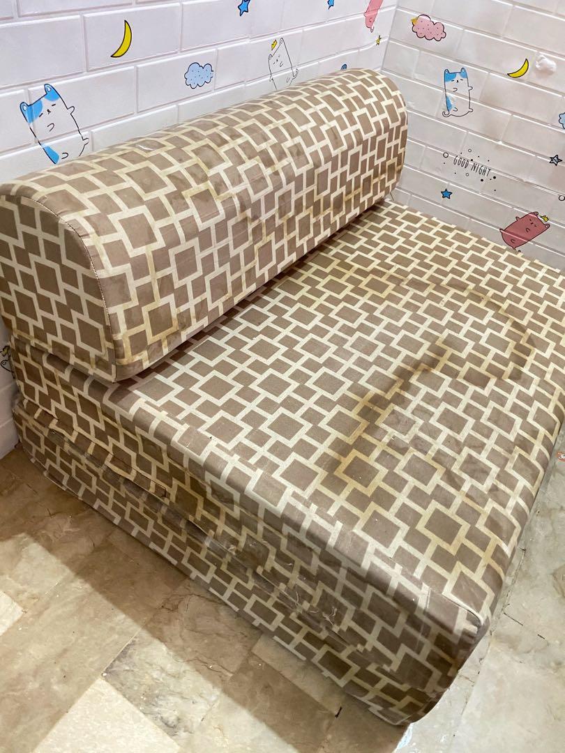 Uratex neo sofa bed (single), Furniture & Home Living, Furniture, Bed