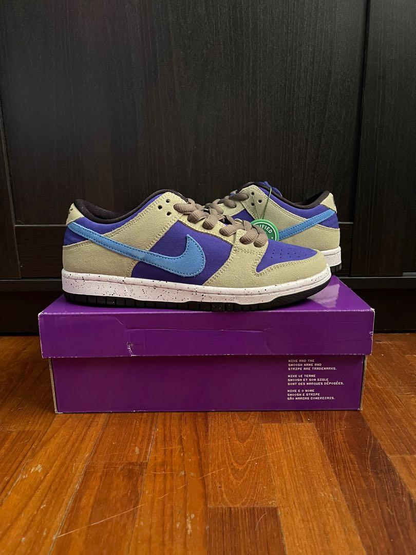 nike sb dunk low pro celadon acg