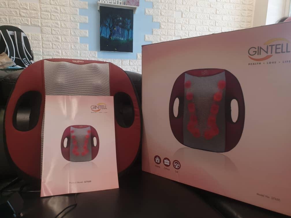 Used Gintell G Flexi Portable Massager cushion Health