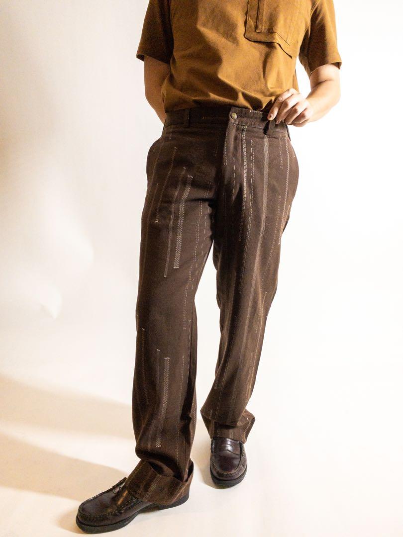 Versace Jeans Couture Brown Trousers (Category: Trousers) located in Mandaluyong City. Submitted by kok0_ (Listing ID 1106113335, Image 1). Description: .