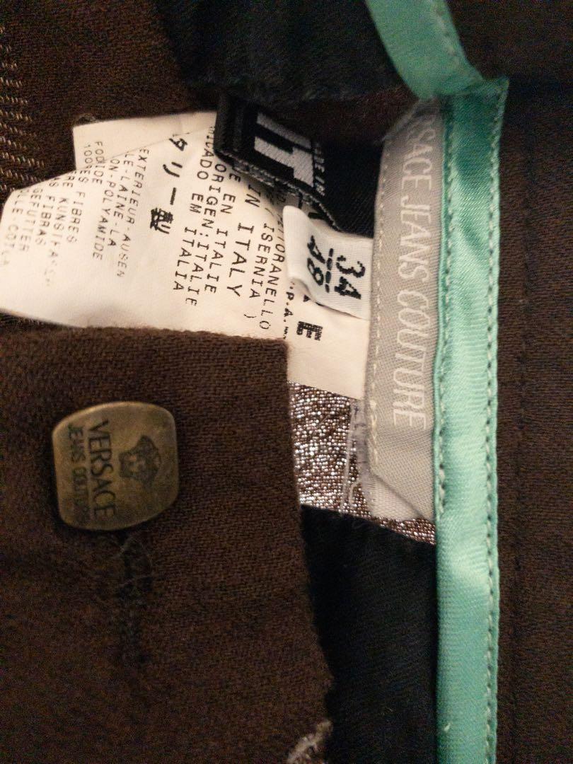 Versace Jeans Couture Brown Trousers (Category: Trousers) located in Mandaluyong City. Submitted by kok0_ (Listing ID 1106113335, Image 3). Description: .
