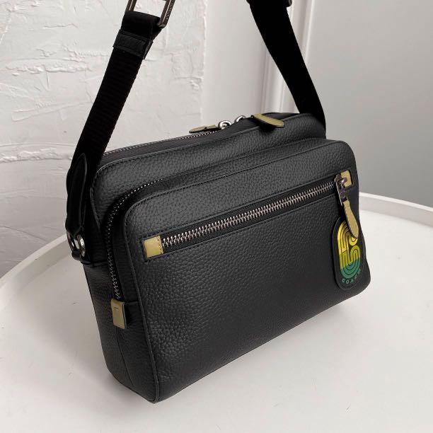 West camera bag in colorblock with coach patch outlet