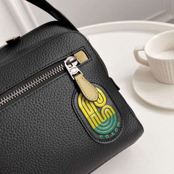 West camera bag in colorblock with coach patch outlet