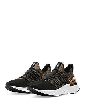 Flyknit womens sale black gold