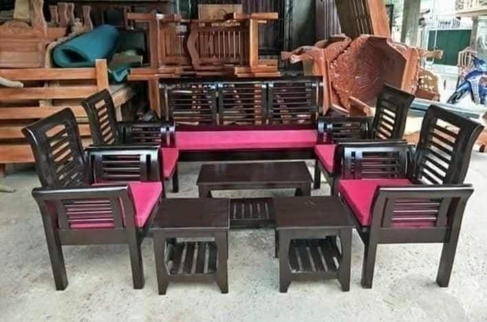 Wooden Sala Set. 09498310053 (Category: Tables & Sets) located in Quezon City. Submitted by leocarloswoodcrafts (Listing ID 1105980933, Image 1). Description: made from solid mahogany wood, HINDI KASAMA FOAM. Price may change depending on size, design, wood type use, varnish and/or color. We also accept made to order / customize design of Wooden furnitures Mode of payment: - Cash on Delivery - Gcash - Metrobank - Downpayment FREE delivery, assemb