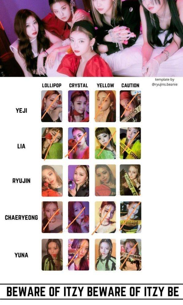 WTT ITZY YUNA GUESS WHO CRYSTAL BALL PHOTOCARD PC, Hobbies & Toys