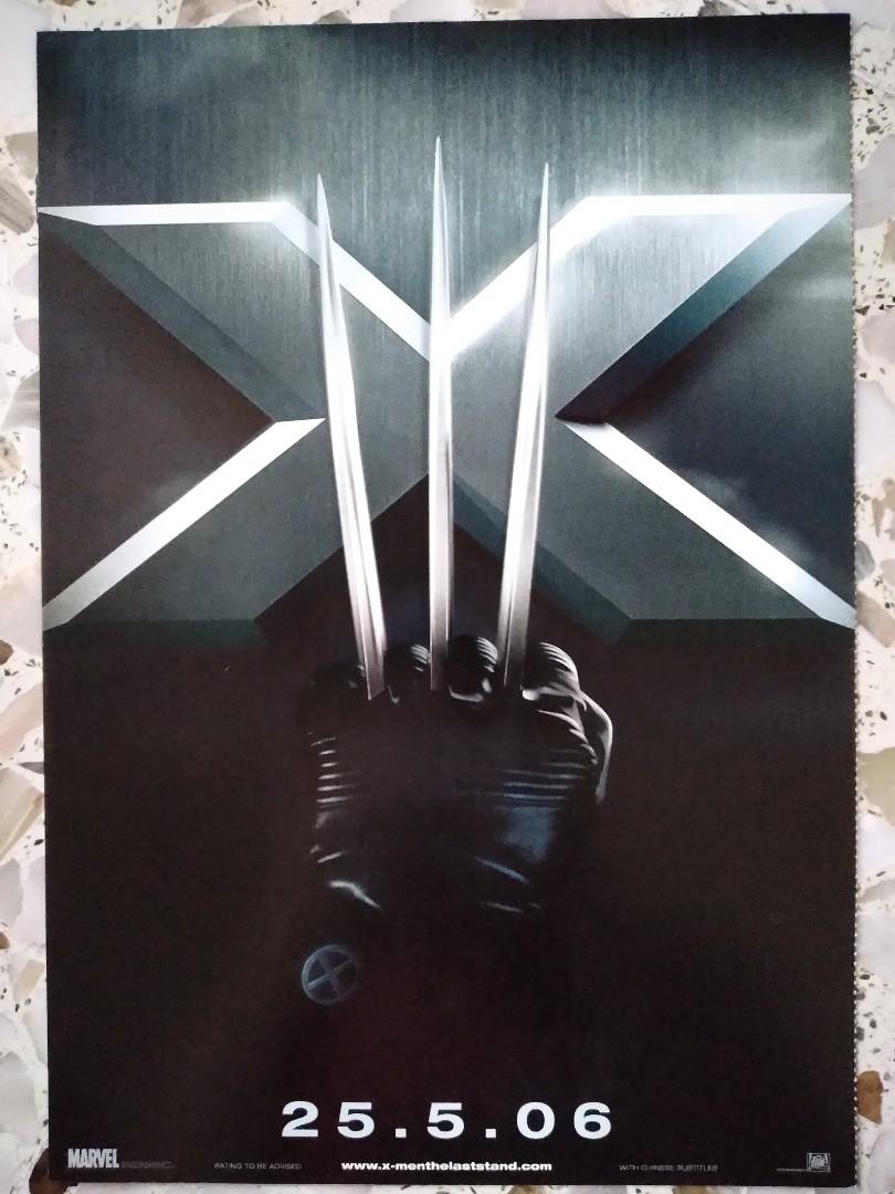 X Men The Last Stand movie poster, Hobbies & Toys, Memorabilia