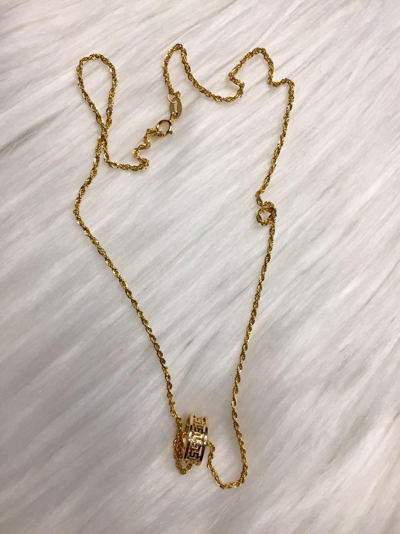 fendi gold chain