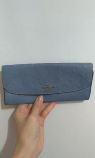 二手 Coach LOGO掀蓋皮夾
