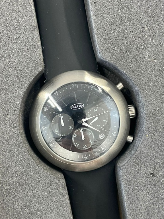 全新IKEPOD CHRONOPOD BLACK PPK 007 錶, 名牌, 手錶- Carousell
