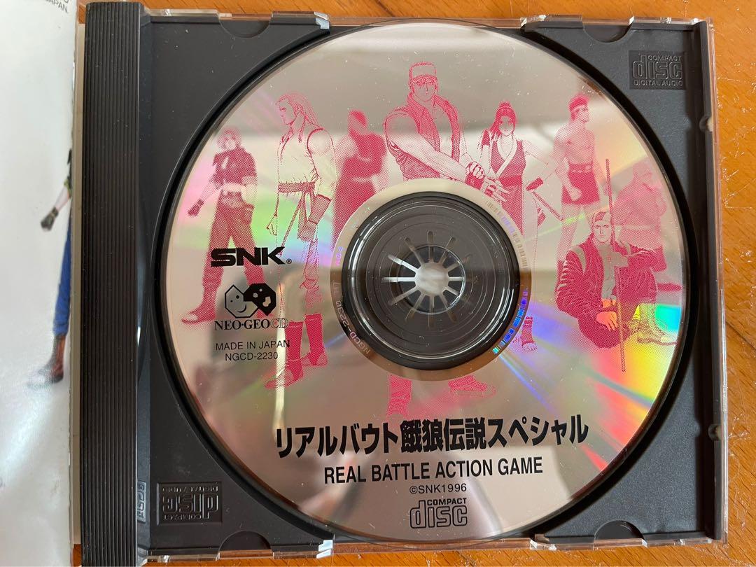 清屋平讓Neo Geo SNK 餓狼傳說Real Bout Special 遊戲Game CD （盒舊