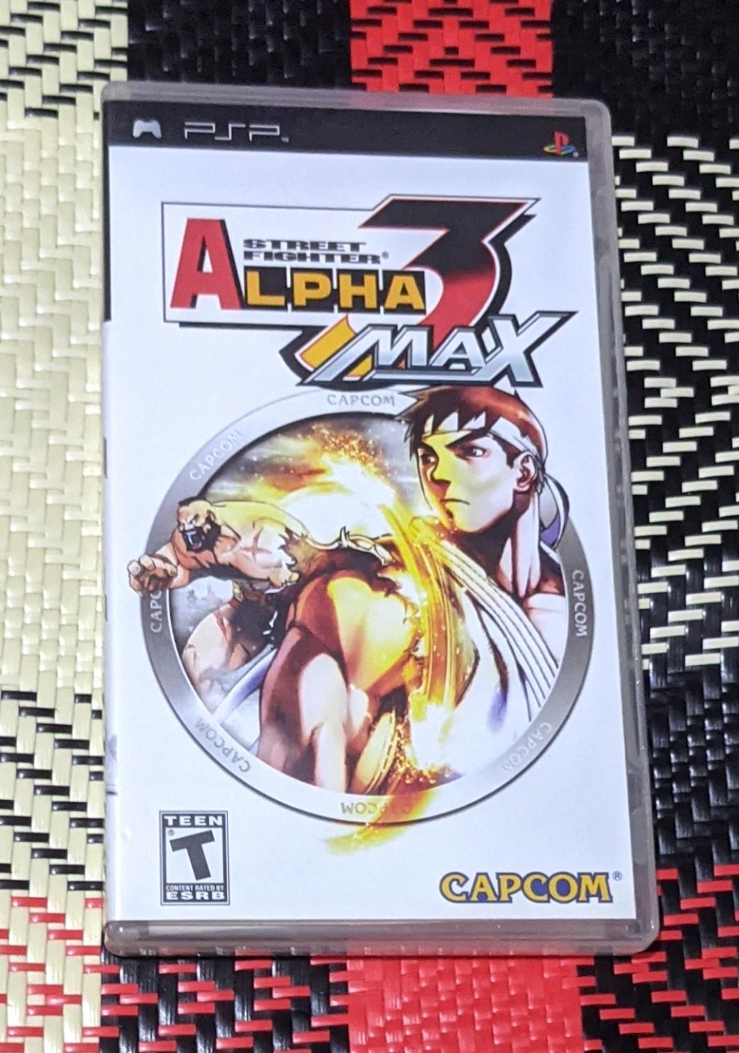 包平郵] PSP STREET FIGHTER ALPHA MAX 3, 電子遊戲, 電子遊戲