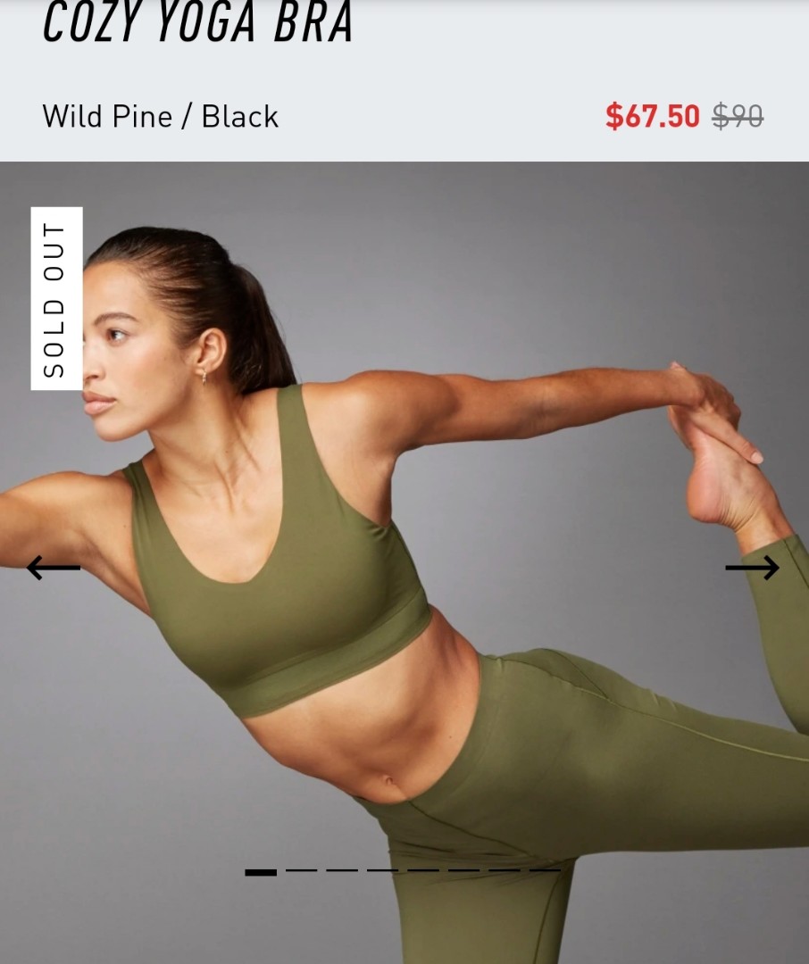 Orig. S$85] BNWT Alo Yoga Peak Bra, Women's Fashion, Activewear on