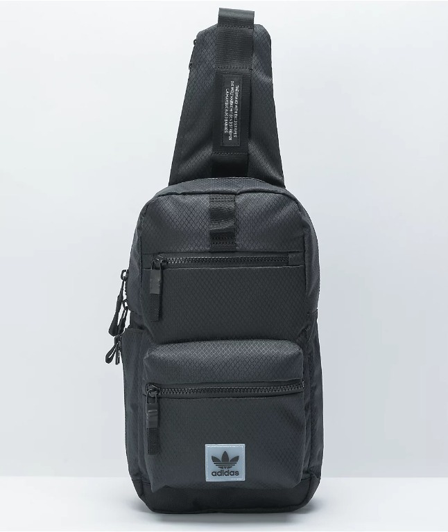 adidas Originals Utility Sling Black Crossbody Bag Men s Fashion