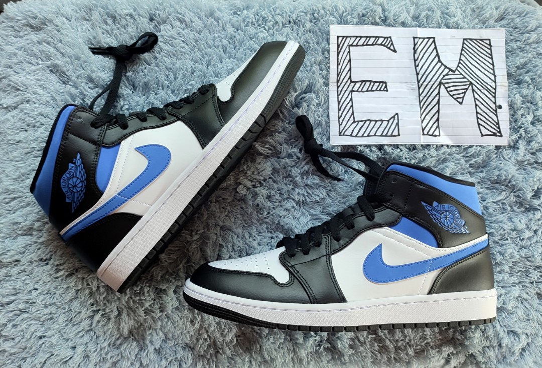 Air Jordan 1 Mid, Men's Fashion, Footwear, Sneakers on Carousell