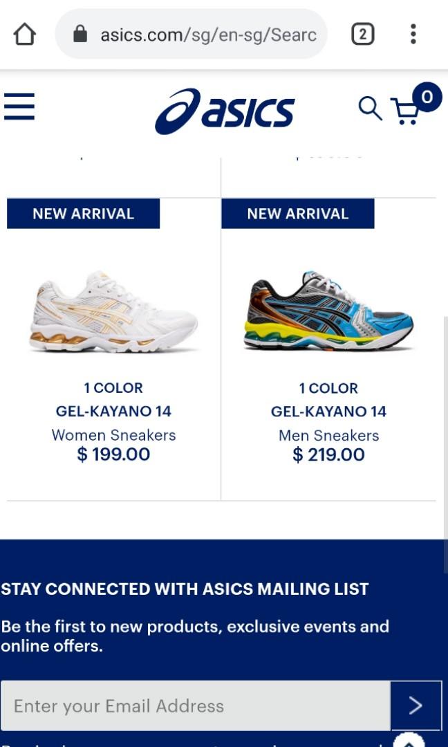 Mens discount asics clearance
