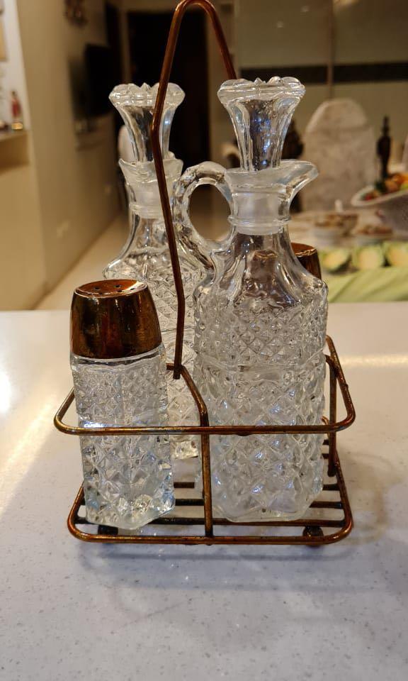 Assorted Kitchen Glass Condiments (Category: Dinnerware & Cutlery) located in Taguig. Submitted by melescolar (Listing ID 1111016904, Image 1). Description: Take All seen in the pictures 6 pcs.