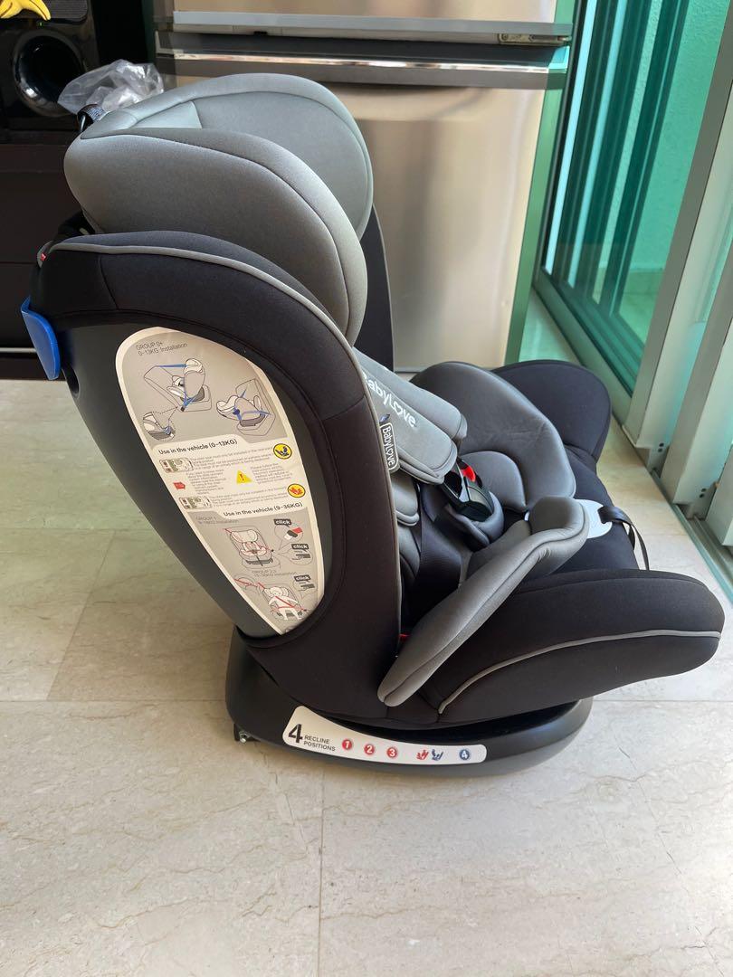 BabyLove ISO Fix Baby Car Seat 906 Grey, Babies & Kids, Going Out, Car