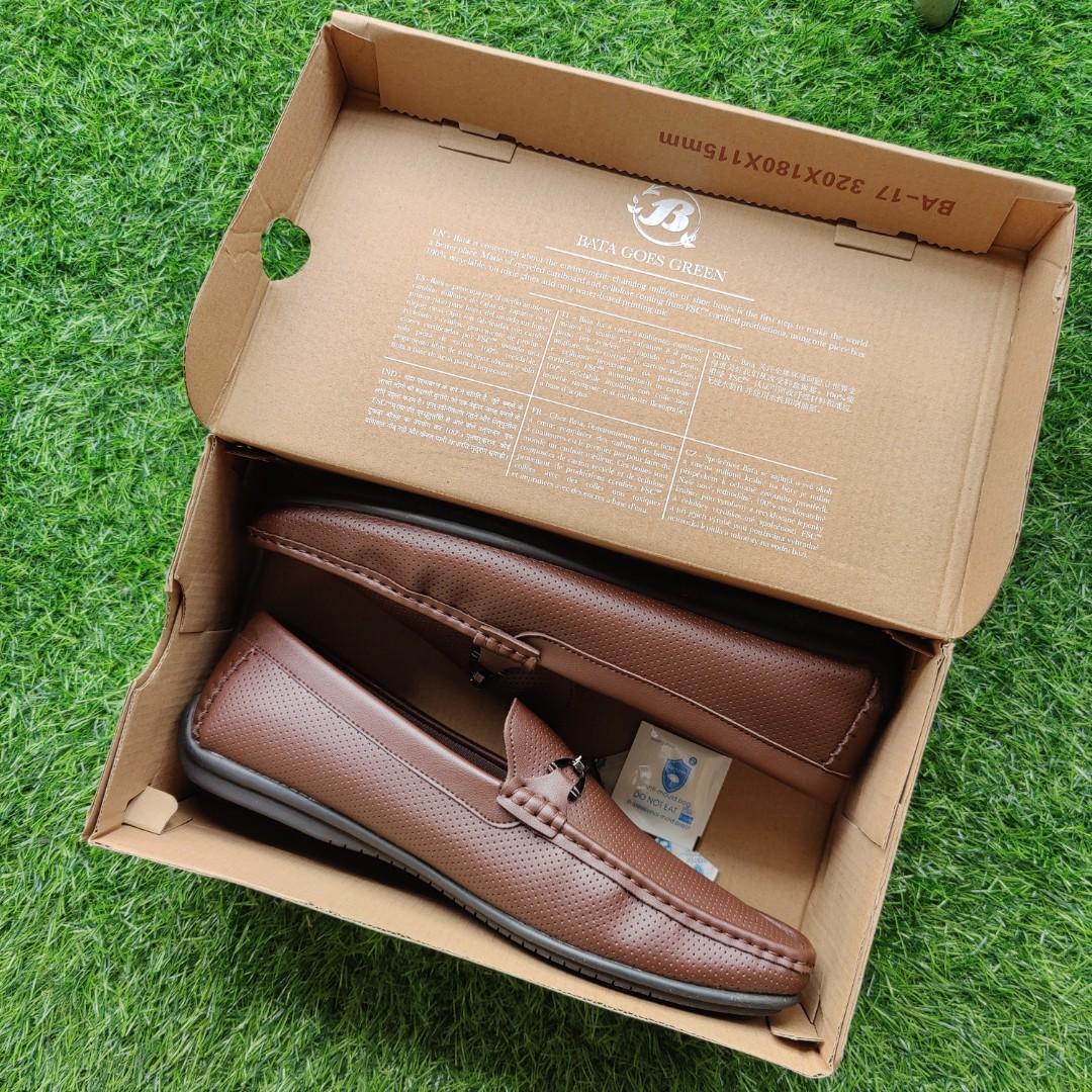 Bata leather shoes Loafers / Driving 